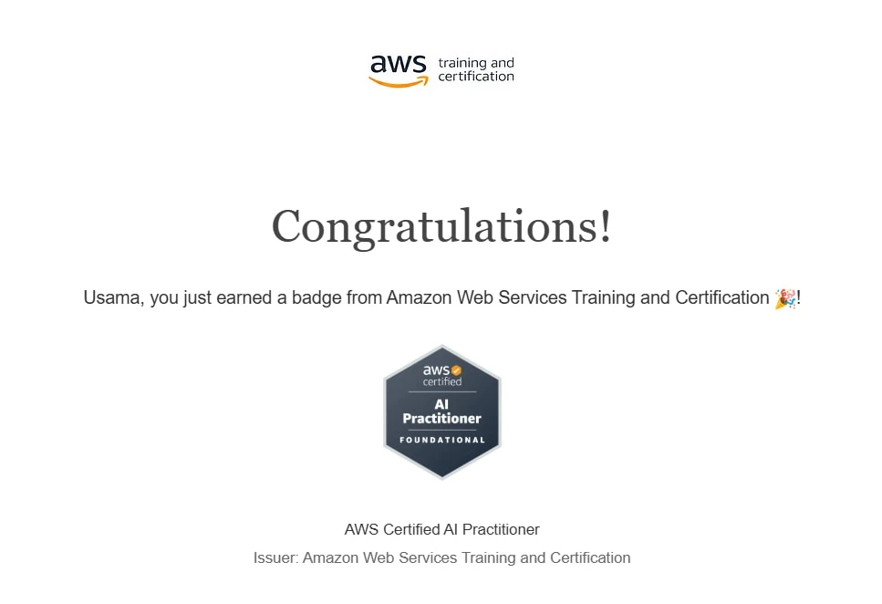AWS Certified AI Practitioner — Amazon Web Services