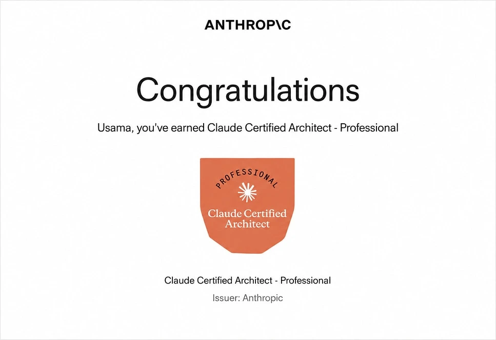 Claude Certified Architect — Professional (CCA-P) — Anthropic